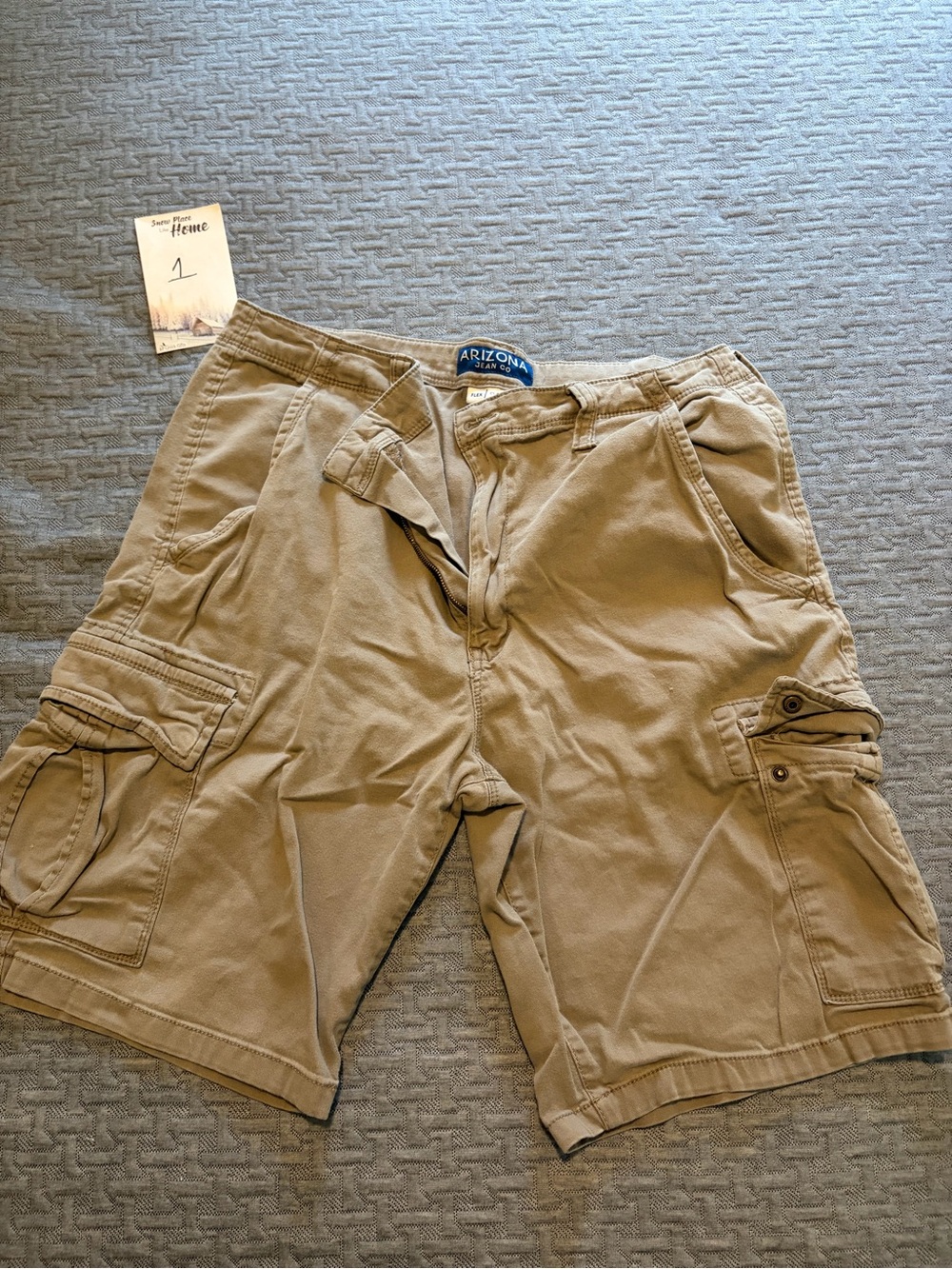 Arizona Jean Company Men's Cargo Shorts - Tan